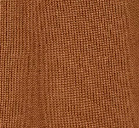 Adrianna Papell Crew Neck Pullover Sweater With Tipped Details In Camel Bluemoon CAMEL-BLUEMOON Hot