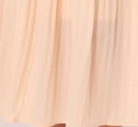 Adrianna Papell Dot Print Pleated Midi Skirt In Champagne Ivory Seed Dot CHAMPAGNE-IVORYSEEDDOT Outlet