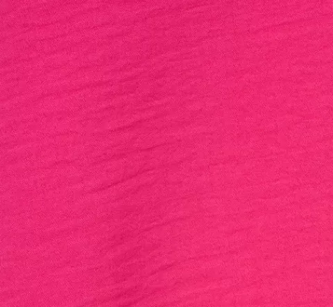 Adrianna Papell Long Sleeve Covered Button Up Top With V Neck In Hot Pink HOTPINK Hot