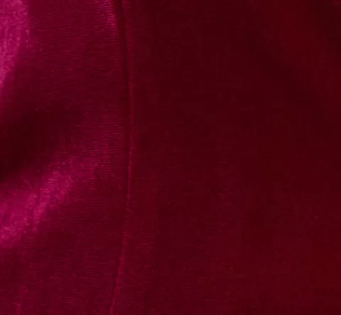 Adrianna Papell Long Sleeve Velvet Tuxedo Dress With Feather Hem In MAGENTA Discount