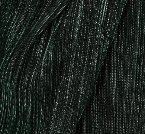 Adrianna Papell Metallic Knit Halter Midi Dress With Wrap Skirt In Green Pine GREENPINE Sale