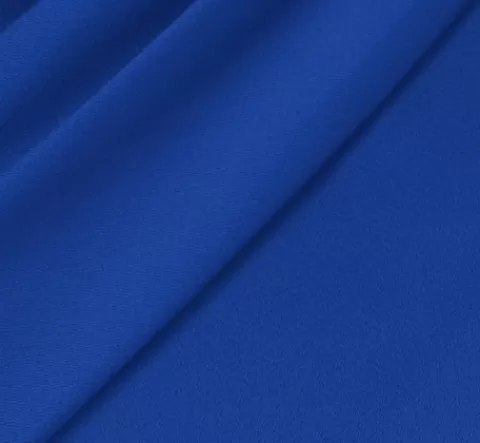 Adrianna Papell One Shoulder Satin Crepe Gown With Bead Trim Cape Sleeve In Royal Sapphire ROYALSAPPHIRE New