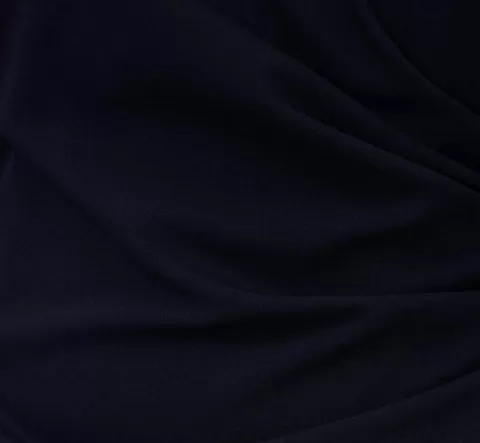 Adrianna Papell Plus Size Crepe Mermaid Gown With Pearl Trim Short Sleeves In MIDNIGHT Hot