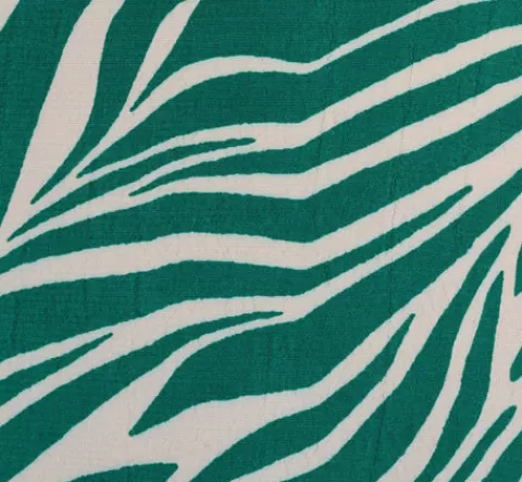 Adrianna Papell Printed Faux Wrap Dress With Bishop Long Sleeves In Green Ivory GREEN-IVORY Best