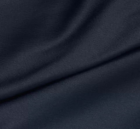 Adrianna Papell Satin Crepe One Shoulder Gown With Metal Ring Accent In Dark Navy DARKNAVY Flash Sale