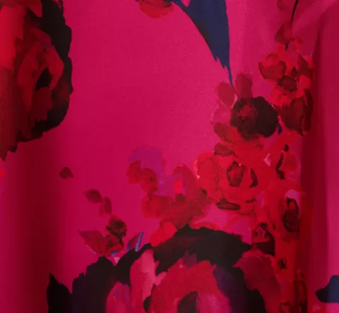 Adrianna Papell Sleeveless Fit And Flare Rose Jacquard Ankle Length Dress In Pink Multi PINKMULTI Hot