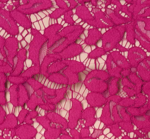 Adrianna Papell Sleeveless Lace Fit And Flare Dress With Sheer Details In ORCHID Flash Sale
