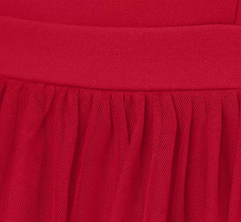 Adrianna Papell Sleeveless Midi Dress With Square Neck And Tiered Skirt In Matador Red MATADORRED Best