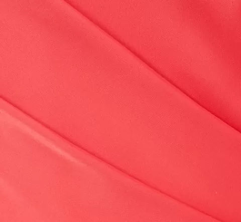 Adrianna Papell Stretch Satin One Shoulder Midi Dress With Fringe Skirt In Spicy Coral SPICYCORAL Best Sale